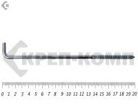 Шуруп с костылём L-образный 8х200 (460шт)