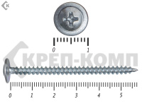 Саморез с прессшайбой острый 4,2х57 (30шт)