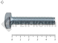 Болт полная резьба, цинк DIN933 8х 50 пр.5,8 (25кг/1197)