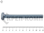 Болт полная резьба, цинк DIN933 6х120 пр.5,8 (10шт) – фото